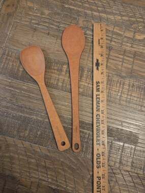 2 Epicurean Natural Wood Spoons